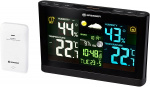 Bresser weerstation Colour 20,2 x 13,8 cm zwart 2-delig Bresser weerstation Colour 20,2 x 13,8 cm zwart 2-delig