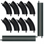 Carrera Go Eensporige uitbreidingsset kunststof zwart/bruin Carrera Go Eensporige uitbreidingsset kunststof zwart/bruin