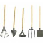 CCHobby decoratie tuingereedschap 11 cm 5 stuks CCHobby decoratie tuingereedschap 11 cm 5 stuks