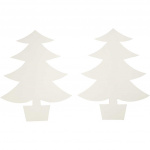 Creotime kerstbomen TeACH Me 21,5 cm karton wit 25 stuks Creotime kerstbomen TeACH Me 21,5 cm karton wit 25 stuks