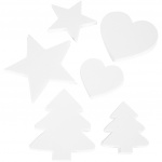Creotime knutselset kerstfiguren 6-10 cm karton wit 300 stuks Creotime knutselset kerstfiguren 6-10 cm karton wit 300 stuks