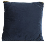 CF label decoratiekussen Valerie 45 x 45 cm textiel blauw CF label decoratiekussen Valerie 45 x 45 cm textiel blauw
