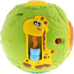 Chicco activity speelgoed bal junior 15 cm groen/blauw/geel Chicco activity speelgoed bal junior 15 cm groen/blauw/geel