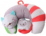 Clementoni eerste maanden-kussen 36 cm bruin Clementoni eerste maanden-kussen 36 cm bruin