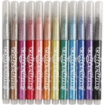 Colortime glitterstiften lijndikte 4,2 mm multicolor 12 stuks Colortime glitterstiften lijndikte 4,2 mm multicolor 12 stuks