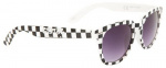 Cool Eyewear zonnebril Bleach dames vierkant cat.3 wit/zwart Cool Eyewear zonnebril Bleach dames vierkant cat.3 wit/zwart