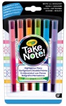 Crayola Take Note! markeerstiften met fijnschrijver 6 stuks Crayola Take Note! markeerstiften met fijnschrijver 6 stuks