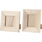 Creatief fotolijsten Keizerin 10/11 cm hout blank 2-delig Creatief fotolijsten Keizerin 10/11 cm hout blank 2-delig