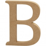 Creative hoofdletter B MDF 13 cm Creative hoofdletter B MDF 13 cm