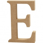 Creative letter E MDF 13 cm Creative letter E MDF 13 cm