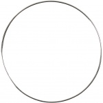Creative metalen draadring zilver 7 cm 10 stuks Creative metalen draadring zilver 7 cm 10 stuks
