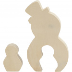 Creotime 2in1 Figuren sneeuwpop 7,7+20 cm x 5,3+11,3 cm x 2 cm Creotime 2in1 Figuren sneeuwpop 7,7+20 cm x 5,3+11,3 cm x 2 cm