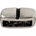 Creotime afstandskralen 5 stuks 6 x 14 mm antiek zilver Creotime afstandskralen 5 stuks 6 x 14 mm antiek zilver
