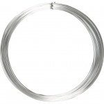 Creotime aluminiumdraad 16 m rond 1 mm zilver Creotime aluminiumdraad 16 m rond 1 mm zilver