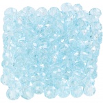 Creotime facetkralen blauw 4 mm 100 stuks Creotime facetkralen blauw 4 mm 100 stuks