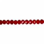 Creotime facetkralen rood 6 mm 100 stuks Creotime facetkralen rood 6 mm 100 stuks