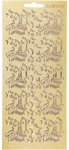 Creotime foliestickers kaarsen 1 stickervel goud Creotime foliestickers kaarsen 1 stickervel goud