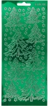 Creotime foliestickers kerstboom 1 stickervel groen Creotime foliestickers kerstboom 1 stickervel groen