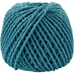 Creotime garen Weaving Paper 3 mm turquoise 40 meter per bol Creotime garen Weaving Paper 3 mm turquoise 40 meter per bol