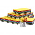 Colortime gekleurd karton en kinderscharen 1512 stuks 180 g Colortime gekleurd karton en kinderscharen 1512 stuks 180 g