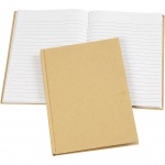 Creotime notitieboek A5 bruin/wit 80 vellen Creotime notitieboek A5 bruin/wit 80 vellen
