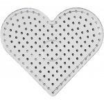 Creotime onderplaat hart 17 x 15,5 cm transparant Creotime onderplaat hart 17 x 15,5 cm transparant