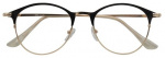 Croon leesbril Janis dames zwart/goud sterkte +2.00 Croon leesbril Janis dames zwart/goud sterkte +2.00