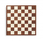 Dal Negro schaakbord 31 x 31 cm hout bruin/wit Dal Negro schaakbord 31 x 31 cm hout bruin/wit