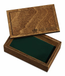 Dal Negro speelkaarthouder 13,5 x 8,5 cm hout bruin Dal Negro speelkaarthouder 13,5 x 8,5 cm hout bruin