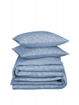 De Witte Lietaer dekbedovertrek Alvaro 140 x 220 flanel blauw De Witte Lietaer dekbedovertrek Alvaro 140 x 220 flanel blauw