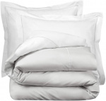 De Witte Lietaer dekbedovertrek Bumblebee 200x220 cm katoen zilver De Witte Lietaer dekbedovertrek Bumblebee 200x220 cm katoen zilver