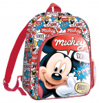 Disney rugzak Mickey Mouse junior 6,7 liter polyester/PVC rood Disney rugzak Mickey Mouse junior 6,7 liter polyester/PVC rood