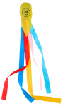 Eddy Toys gooislinger 64 cm kunststof geel/blauw Eddy Toys gooislinger 64 cm kunststof geel/blauw