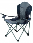 Eurotrail campingstoel Riviera 100 x 55 cm staal grijs/zwart Eurotrail campingstoel Riviera 100 x 55 cm staal grijs/zwart