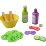 Everearth Speelgoed houten salade accessoires multicolor Everearth Speelgoed houten salade accessoires multicolor