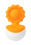 Fat Brain Toys Dimpl Wobbl 10 cm oranje Fat Brain Toys Dimpl Wobbl 10 cm oranje