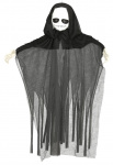 Fiestas Guirca pop horror 90 cm PVC/polyester wit/zwart Fiestas Guirca pop horror 90 cm PVC/polyester wit/zwart