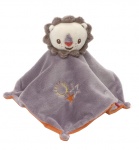 Fisher-Price knuffeldoekje met rammelaar leeuw 28 cm grijs Fisher-Price knuffeldoekje met rammelaar leeuw 28 cm grijs