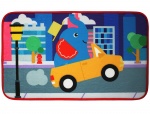 Fisher-Price vloerkleed fleece olifant 75 x 45 cm multicolor Fisher-Price vloerkleed fleece olifant 75 x 45 cm multicolor