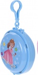 Free and Easy opbergdoosje sleutelhanger prinses 8 cm blauw Free and Easy opbergdoosje sleutelhanger prinses 8 cm blauw
