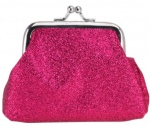 Free and Easy portemonnee clip 10 cm donkerroze Free and Easy portemonnee clip 10 cm donkerroze