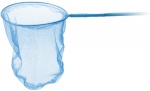 Free and Easy vangnet 150 cm blauw Free and Easy vangnet 150 cm blauw