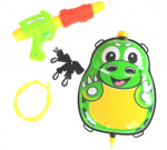 Funny Toys waterpistool met tank 35,5 cm groen/geel 5-delig Funny Toys waterpistool met tank 35,5 cm groen/geel 5-delig