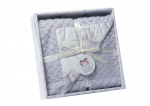 Gamberritos babydeken beren 80 x 110 cm grijs Gamberritos babydeken beren 80 x 110 cm grijs