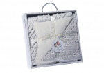 Gamberritos babydeken fleece 110 x 140 cm grijs/wit Gamberritos babydeken fleece 110 x 140 cm grijs/wit