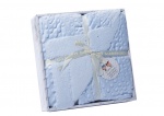 Gamberritos babydeken fleece 110 x 140 cm blauw Gamberritos babydeken fleece 110 x 140 cm blauw
