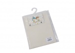 Gamberritos hoeslaken wieg katoen 40 x 80 cm beige Gamberritos hoeslaken wieg katoen 40 x 80 cm beige