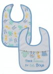 Gamberritos slabbetjes thank heaven jongens blauw 2 stuks Gamberritos slabbetjes thank heaven jongens blauw 2 stuks