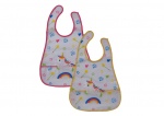 Gamberritos slabbetjes unicorn EVA multicolor 2 stuks Gamberritos slabbetjes unicorn EVA multicolor 2 stuks