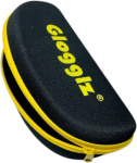 Glogglz brillenkoker 16 cm nylon zwart Glogglz brillenkoker 16 cm nylon zwart
